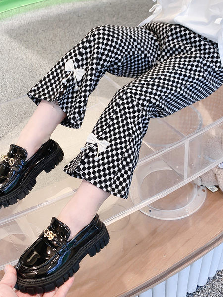 Gyerek szabadidő nadrág szalaggal lányoknak