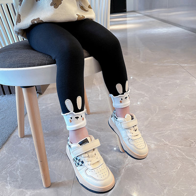 Medvilniniai ilgi antblauzdžiai mergaitėms - įvairių modelių