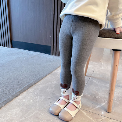 Medvilniniai ilgi antblauzdžiai mergaitėms - įvairių modelių