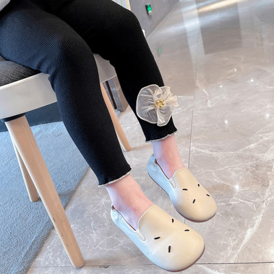 Vaikiški laisvalaikio antblauzdžiai su puošmena mergaitėms