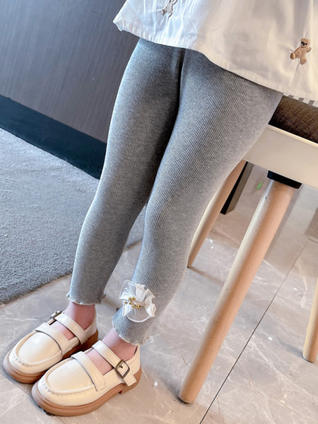 Vaikiški laisvalaikio antblauzdžiai su puošmena mergaitėms