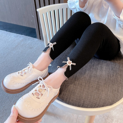 Gyermek sport leggings lányoknak szalaggal