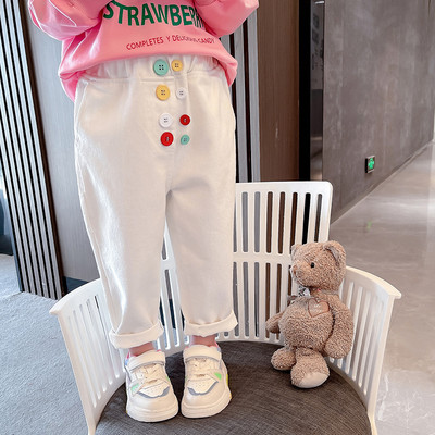 Vaikiškos laisvalaikio kelnės mergaitėms