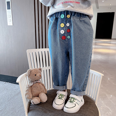 Vaikiškos laisvalaikio kelnės mergaitėms