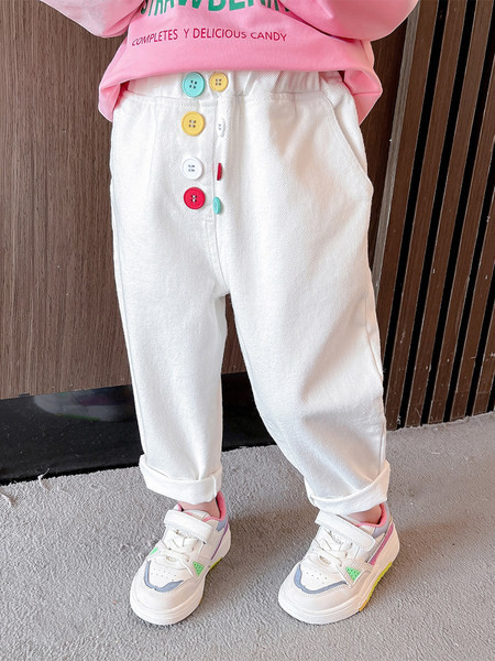 Vaikiškos laisvalaikio kelnės mergaitėms