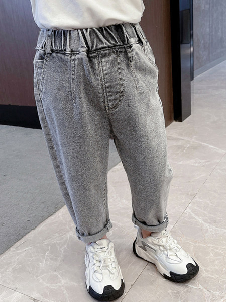 Alkalmi farmernadrág rátéttel lányoknak