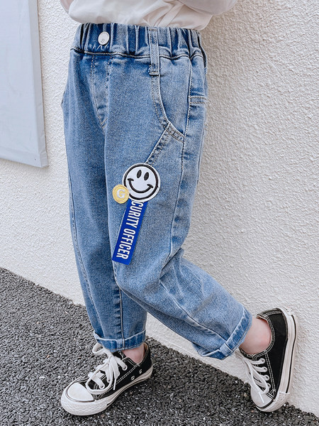 Nyomott sport farmernadrág lányoknak