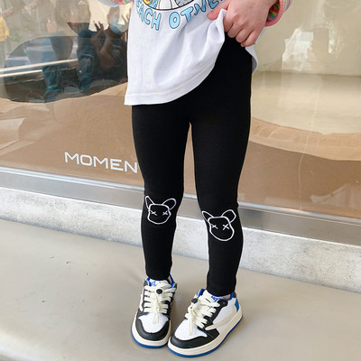 Dječje ležerne tajice s vezom za djevojčice