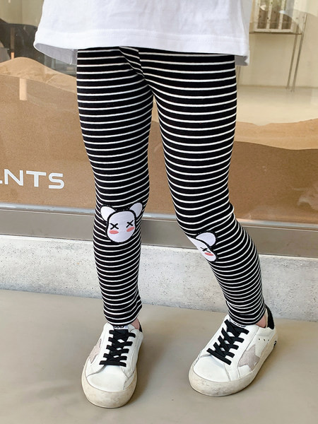 Dječje ležerne tajice s vezom za djevojčice