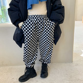 Alkalmi gyereknadrág zsebbel lányoknak