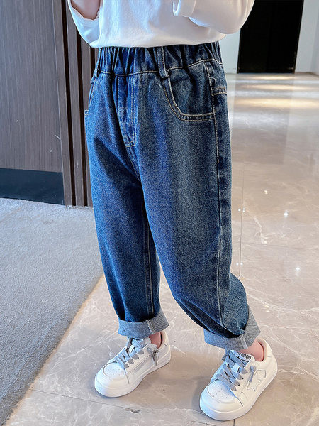 Blugi pentru fete cu talie elastica - diverse modele