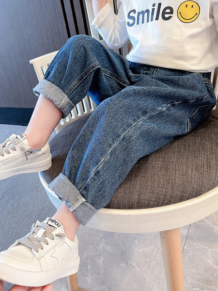 Blugi pentru fete cu talie elastica - diverse modele