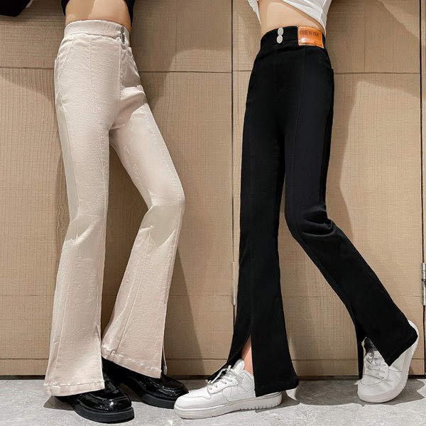 Dječje hlače za djevojčice s prorezom