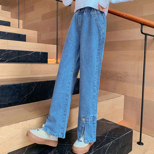 Dječje traperice visokog struka za djevojčice