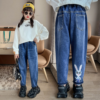 Dječje traperice za djevojčice s vezom