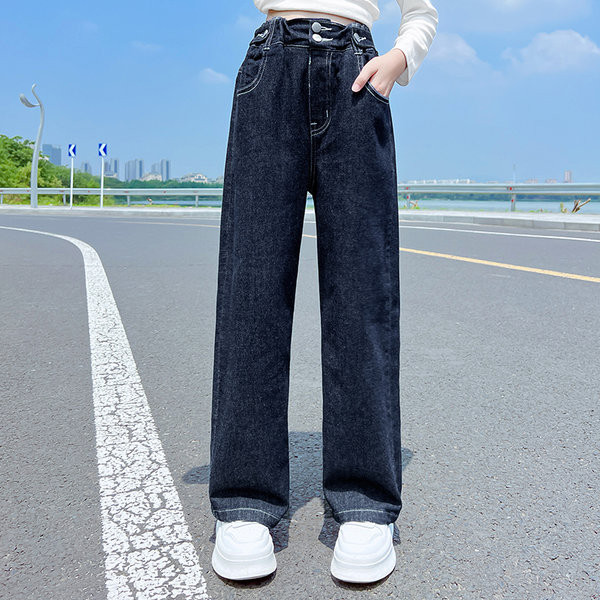 Magas derekú és zsebes gyerekfarmer