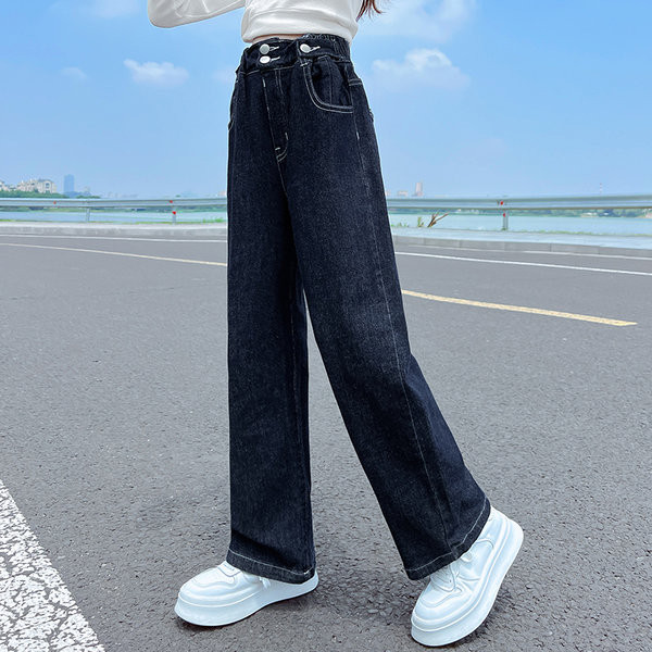 Magas derekú és zsebes gyerekfarmer