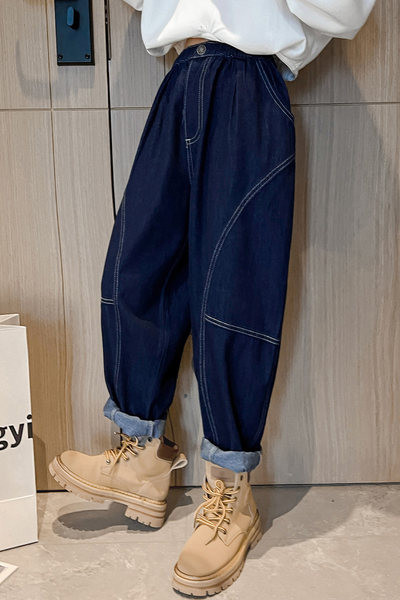 Tavaszi-őszi farmernadrág lányoknak