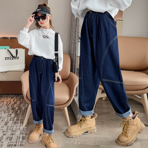 Tavaszi-őszi farmernadrág lányoknak