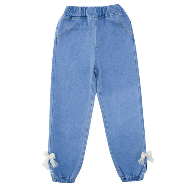 Új modell szalagos gyerekfarmer lányoknak