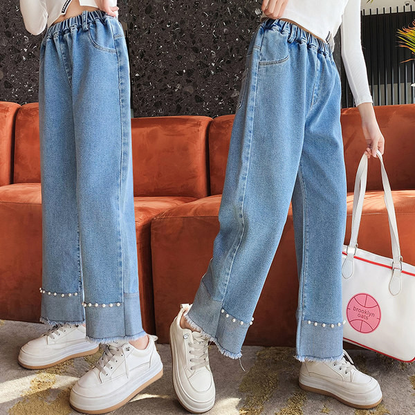 Blugi copii model lat cu buzunar