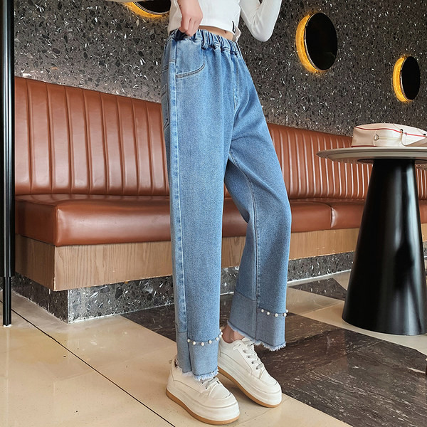 Blugi copii model lat cu buzunar