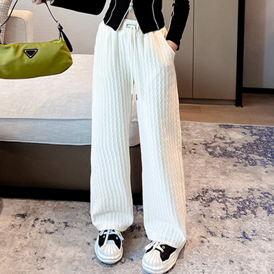 Új modell gyerek egyenes nadrág fűzős