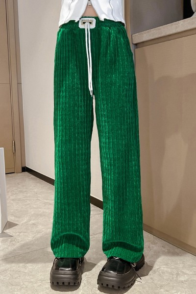 Új modell gyerek egyenes nadrág fűzős