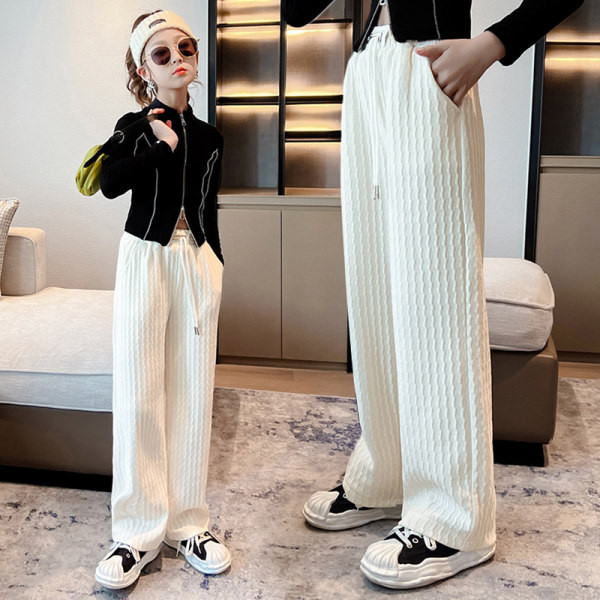 Új modell gyerek egyenes nadrág fűzős