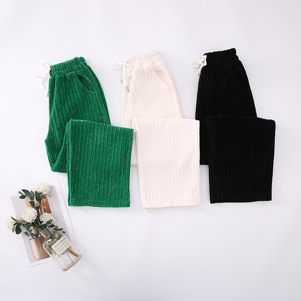 Új modell gyerek egyenes nadrág fűzős