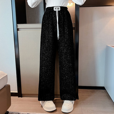 Šiuolaikinės vaikiškos kelnės su raišteliais ir kišenėmis