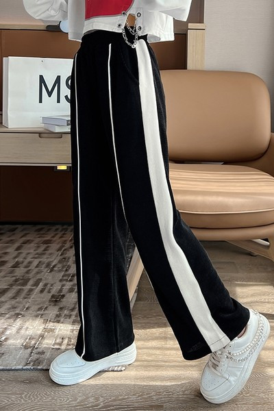 Magas derekú gyereknadrág két színben