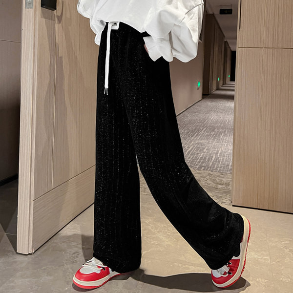 Gyermek széles szárú nadrág fűzős lányoknak