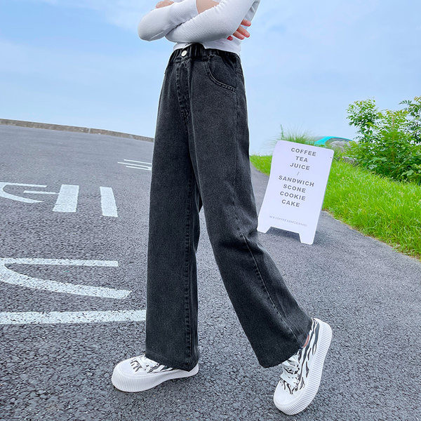 Blugi stretch pentru fete cu buzunar