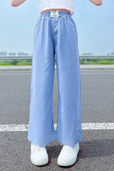 Magas derekú és zsebes gyerekfarmer