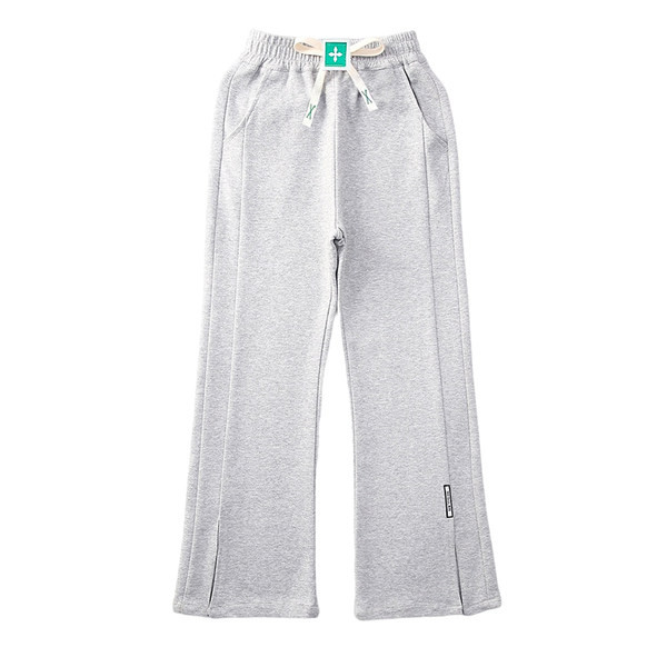 Mergaičių plačios surišamos kelnės