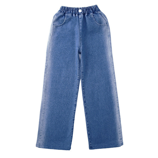 Alkalmi női kék és fekete farmernadrág