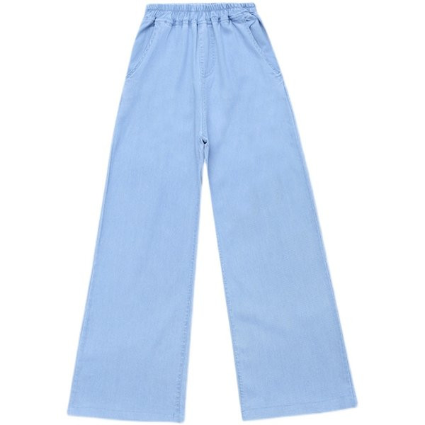 Vaikiški džinsai su kišenėmis ir raštu