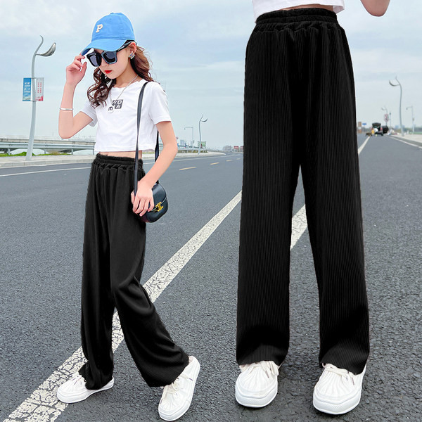 Vaikiškos plačios kelnės mergaitėms