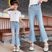 Gyerek széles szárú gyöngyfarmer lányoknak