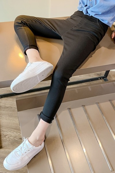 Vaikiškos švaraus modelio kelnės mergaitėms