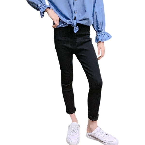 Vaikiškos švaraus modelio kelnės mergaitėms