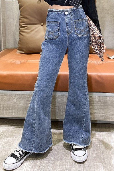 Új, magas derékú gyermekfarmer modell - Charleston típusú