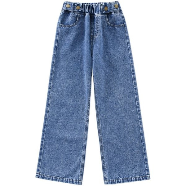 Magas derekú, széles szárú farmer lányoknak