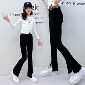 Elastsed laiade sääredega lastepüksid tüdrukutele