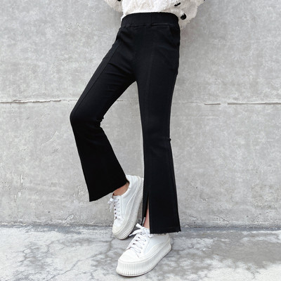 Vaikiškos kelnės su plačiomis kojomis mergaitėms