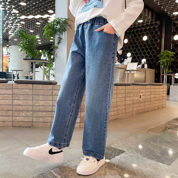 Vaikiški paminkštinti džinsai mergaitėms