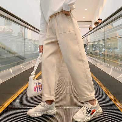 Vaikiškos kelnės su elastiniu juosmeniu ir kišene mergaitėms