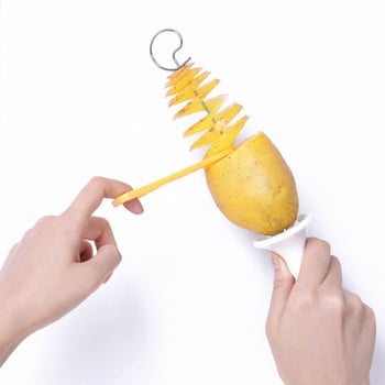 Spiral Potato Cutter Twisted Slice Potato Tower Whirlwind Potato Cut Diy Creative κοπής φρούτων και λαχανικών για την κουζίνα