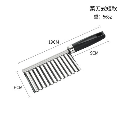 Cuțit ondulat din oțel inoxidabil Cuțit pentru cartofi Tăiător pentru feliător Mărunțiș pentru cartofi Artifact Cuțit cu val Cuțit pentru cartofi Accesorii pentru bucătărie